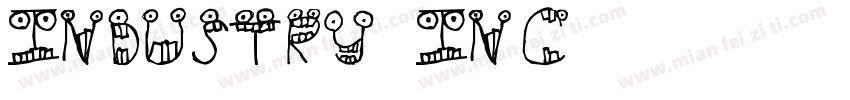 Industry Inc字体转换